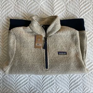 Patagonia Cream Woolyester Pullover Size M